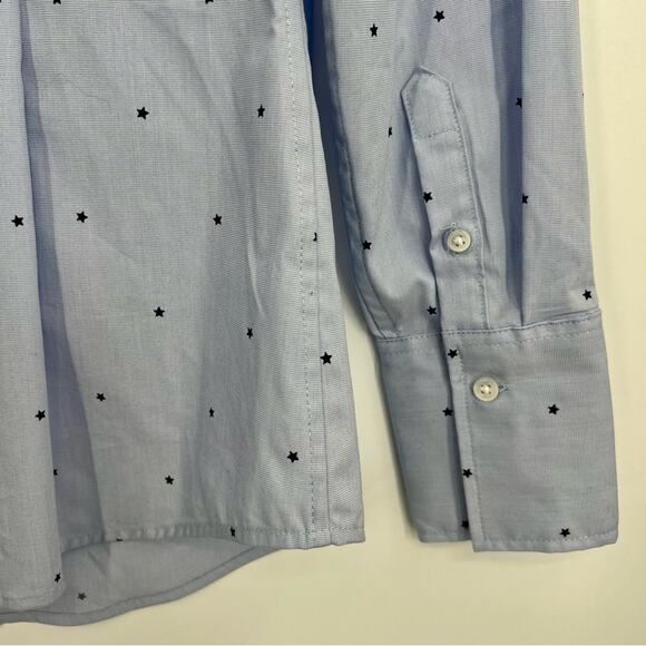 NWT Banana Republic Riley Tailored Fit Star Button Down Shirt Ling Sleeve US 2 - Picture 10 of 12